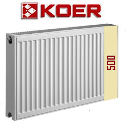 Стальной радиатор Koer  22 тип H 500  боковое и нижнее подключение