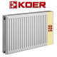 Стальной радиатор Koer 33 тип H 500 боковое подключение