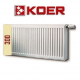 Стальной радиатор Koer  22 тип H 300 боковое т нижнее  подключение