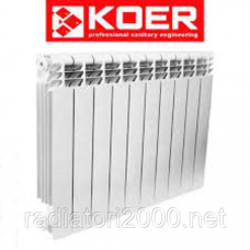 Биметаллический радиатор KOER MAXI  500*120 Чехия (два конвектора) Батареи биметалл