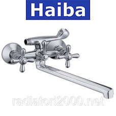 Смеситель для ванны длинный нос HAIBA DOMINOX  (CHR-141)