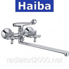 Смеситель для ванны длинный нос HAIBA DOMINOX  (CHR-143)