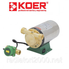 Насос для повышения давления  KOER KP.P15-GRS15 (со шнуром и гайками)